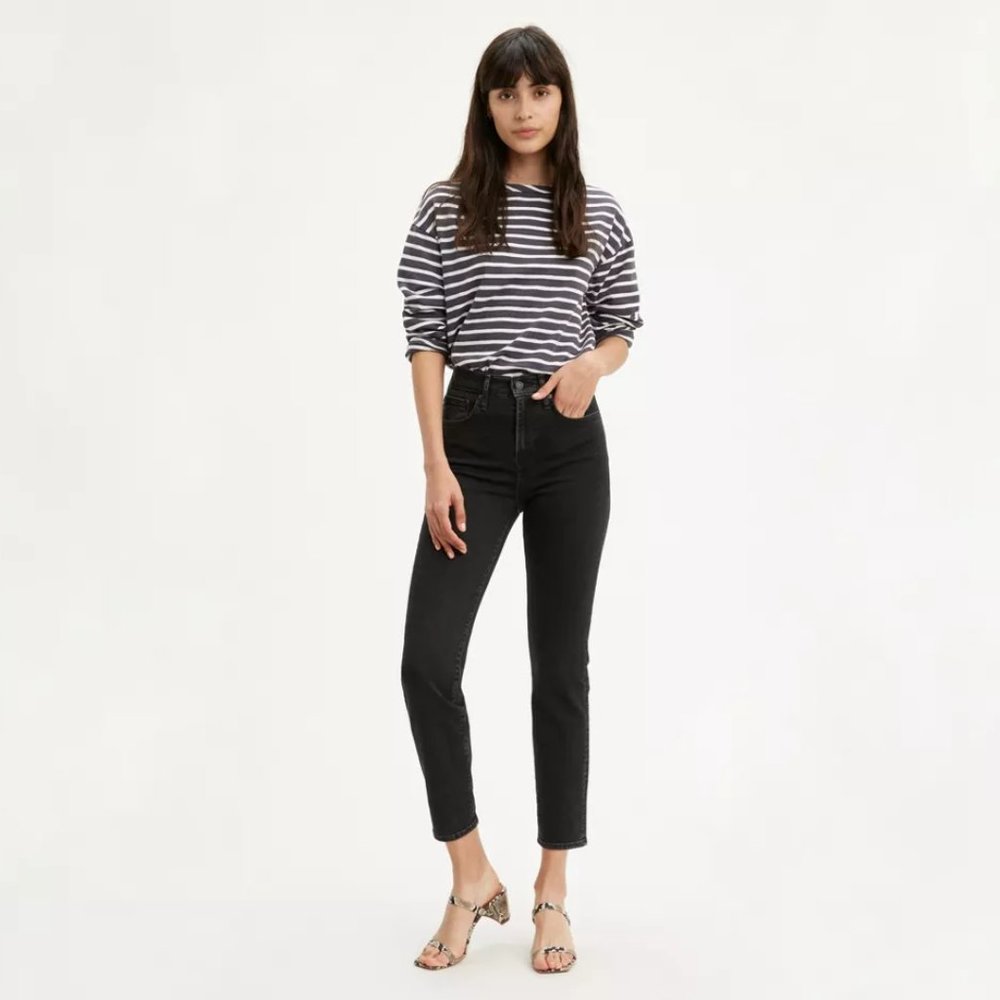 724 High Rise Straight Crop